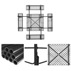 Set mobilier de gradina Costway NP11265WH (White) Thumb