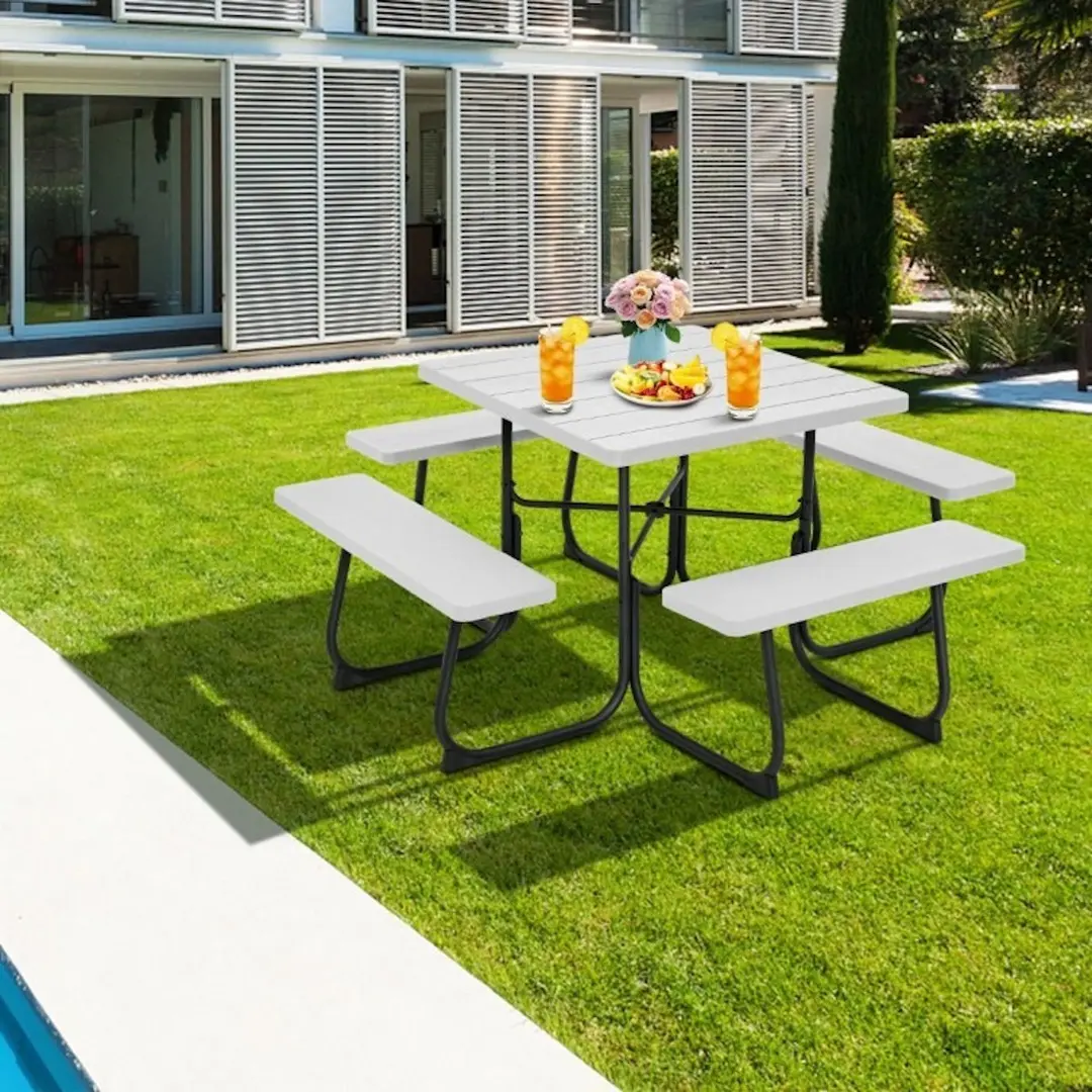 Set mobilier de gradina Costway NP11265WH (White)