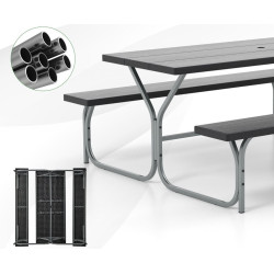 Set mobilier de gradina Costway NP11266BK (Black) Thumb