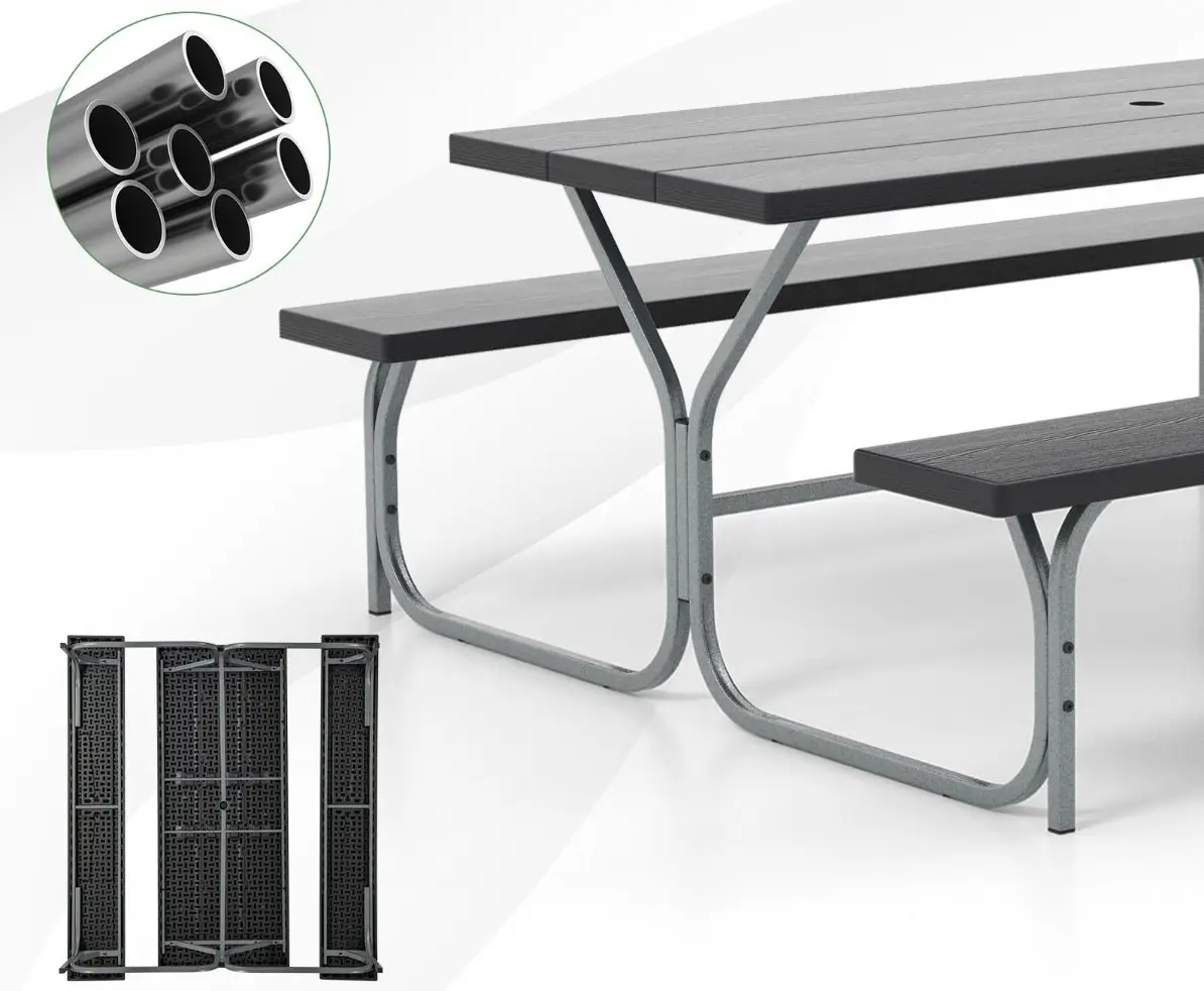 Set mobilier de gradina Costway NP11266BK (Black)