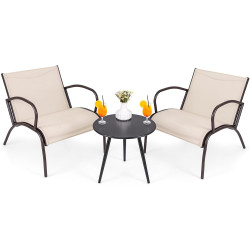 Комплект садовой мебели Costway NP11399CF (Black/Light Brown) Thumb