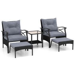 Set mobilier de gradina Costway NP11576GR (Grey) Thumb