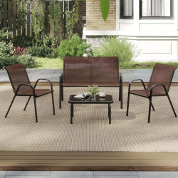 Комплект садовой мебели Costway NP11612BN (Brown)