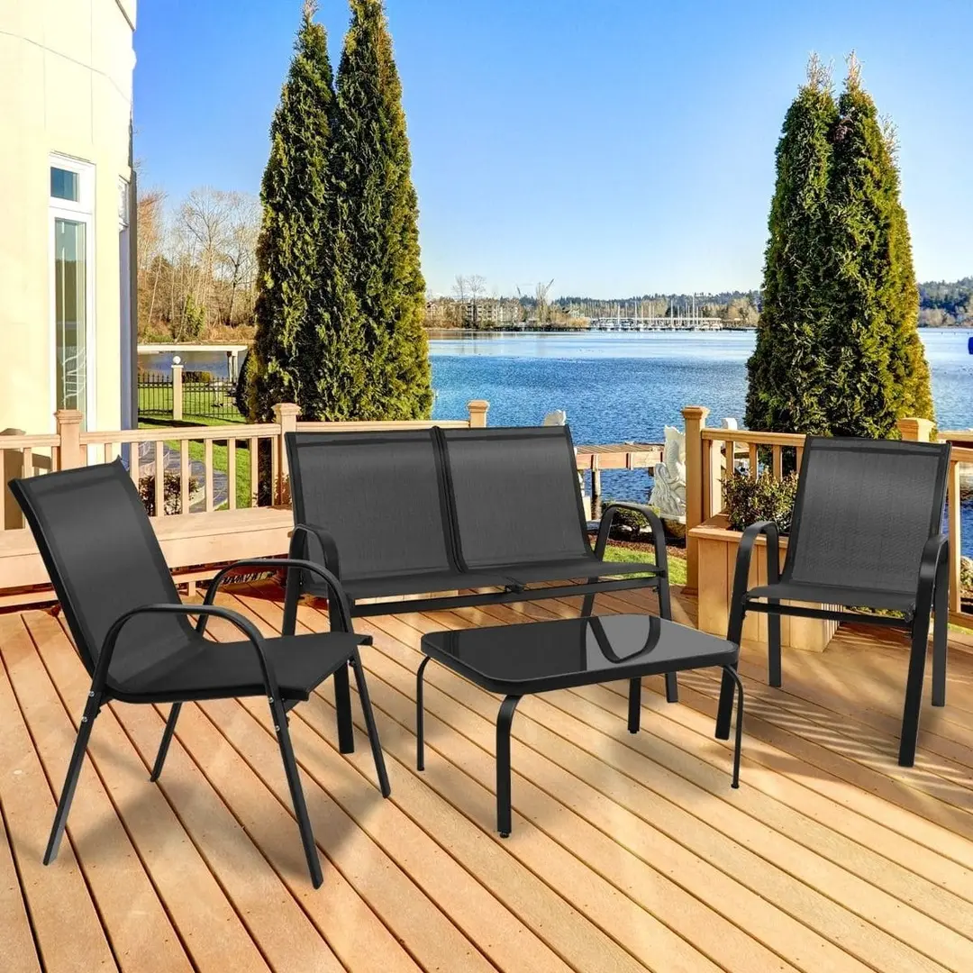 Комплект садовой мебели Costway NP11612DK (Grey)