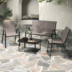 Комплект садовой мебели Costway NP11612GR (Grey) Thumb