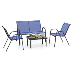 Комплект садовой мебели Costway NP11612NY (Blue) Thumb