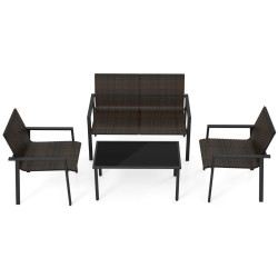 Set mobilier de gradina Costway NP11668CF (Brown) Thumb