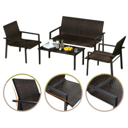 Set mobilier de gradina Costway NP11668CF (Brown) Thumb