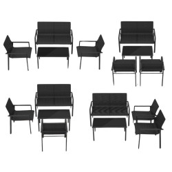 Set mobilier de gradina Costway NP11668DK (Black) Thumb