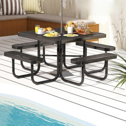 Set mobilier de gradina Costway NP11797BK (Black)
