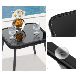 Set mobilier de gradina Costway NP11804DK (Brown/Black) Thumb