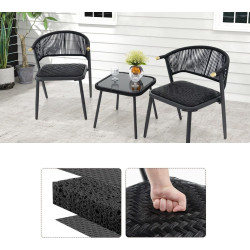 Set mobilier de gradina Costway NP11804DK (Brown/Black) Thumb