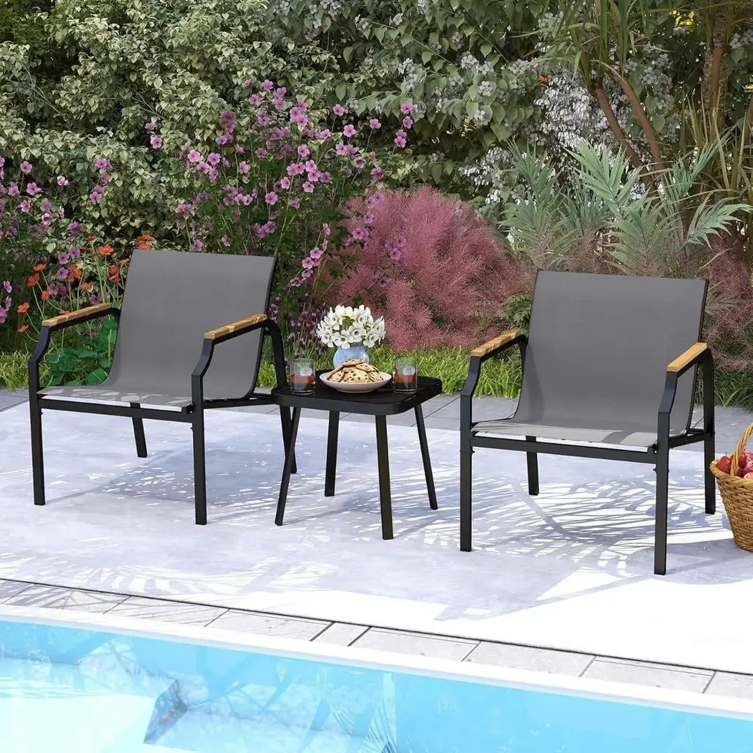 Set mobilier de gradina Costway NP12065GR (Grey)