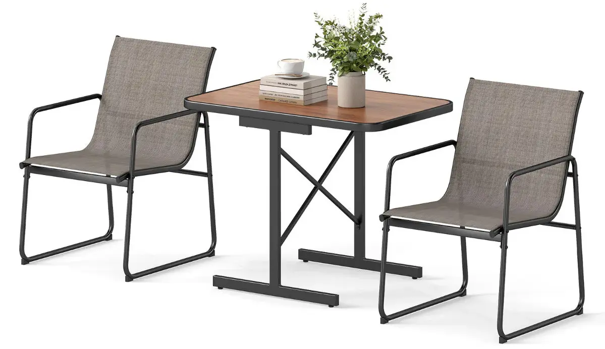 Комплект садовой мебели Costway NP12142CF (Black/Brown) - 2