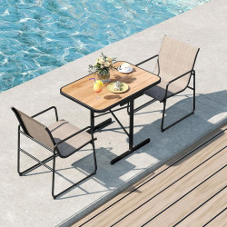 Комплект садовой мебели Costway NP12142CF (Black/Brown) Thumb