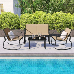 Set mobilier de gradina Costway NP12225CF (Brown) Thumb
