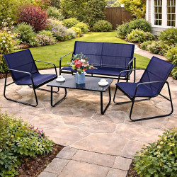 Комплект садовой мебели Costway NP12225NY (Blue)