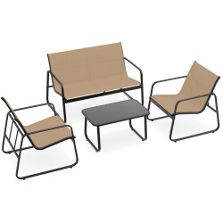 Комплект садовой мебели Costway NP12238CF (Brown) Thumb