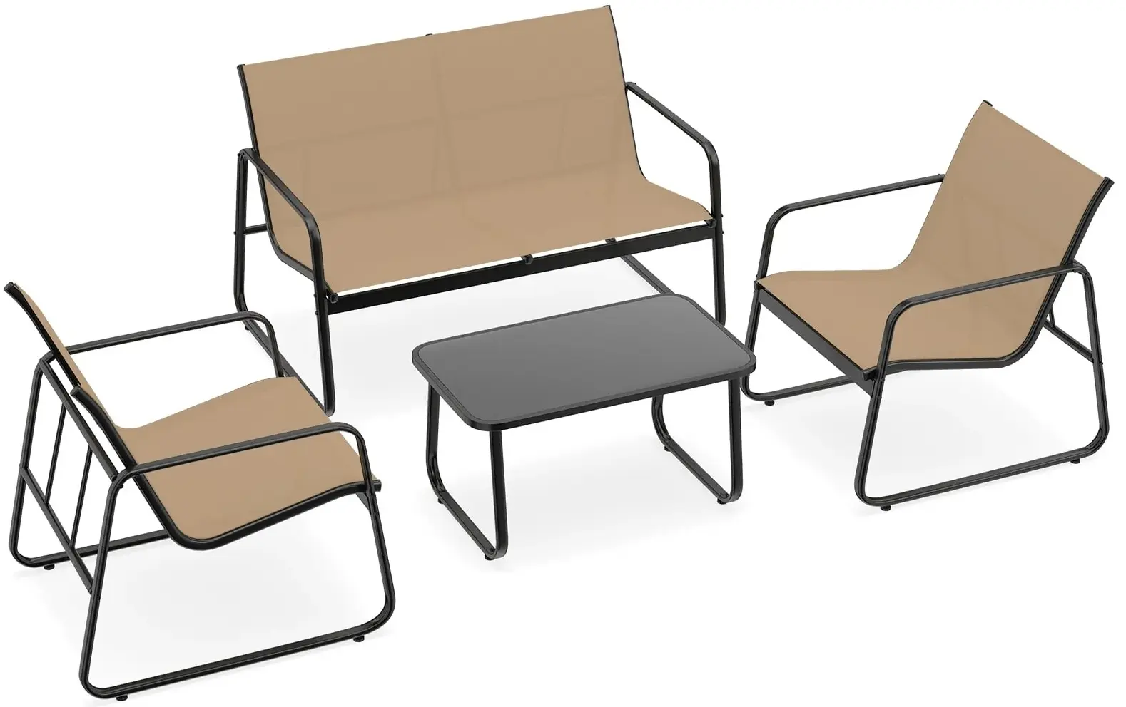 Комплект садовой мебели Costway NP12238CF (Brown) - 2