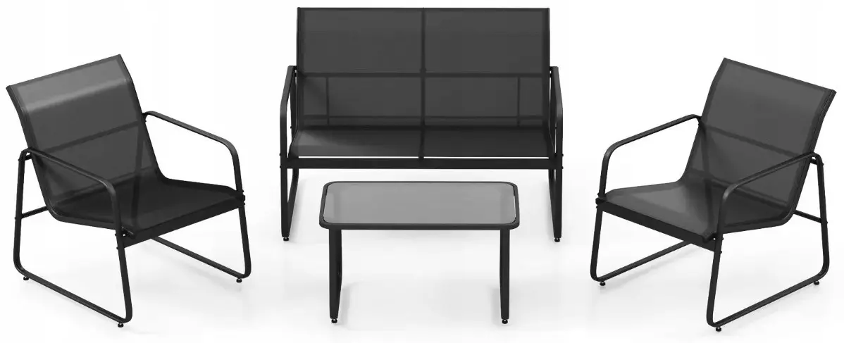 Комплект садовой мебели Costway NP12238DK (Black) - 2