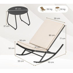 Комплект садовой мебели Costway NP12663BE (Beige) Thumb
