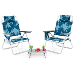 Комплект садовой мебели Costway NP12670BL (Blue) Thumb