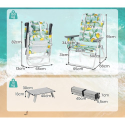 Set mobilier de gradina Costway NP12670GN (Multicolour) Thumb