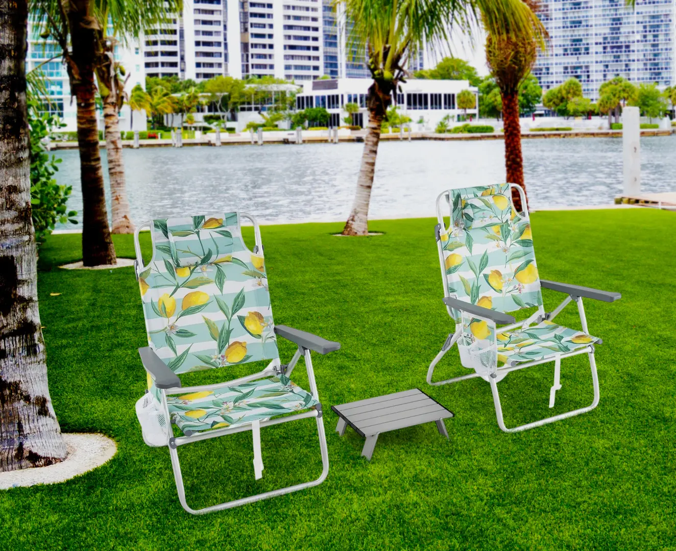 Set mobilier de gradina Costway NP12670GN (Multicolour)