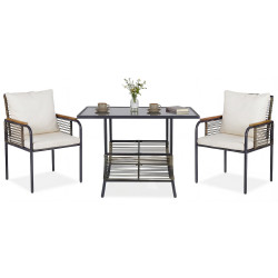 Комплект садовой мебели Costway NP12884BE (Bown/White) Thumb