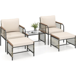 Комплект садовой мебели Costway NP12885BE (Beige) Thumb