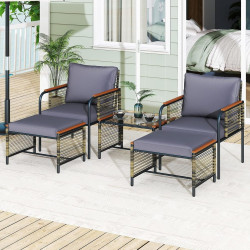 Комплект садовой мебели Costway NP12885GR (Grey) Thumb