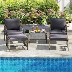 Комплект садовой мебели Costway NP12885GR (Grey)