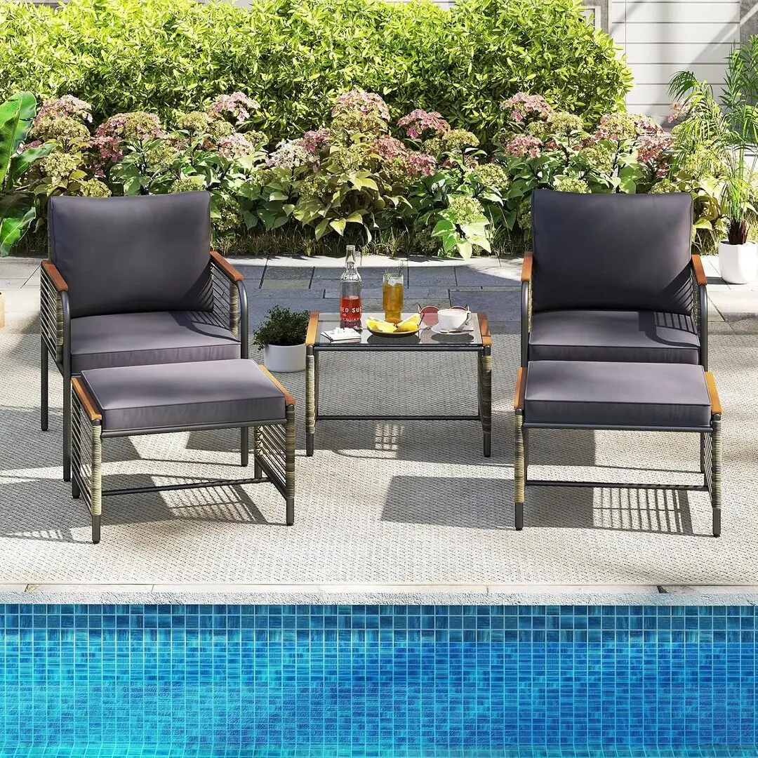 Комплект садовой мебели Costway NP12885GR (Grey)