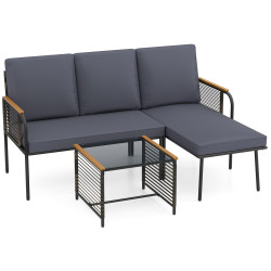 Комплект садовой мебели Costway NP12886GR (Grey) Thumb