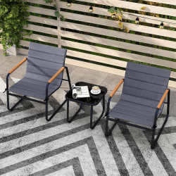 Комплект садовой мебели Costway NP12916GR (Blue/Black)