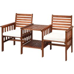 Set mobilier de gradina Costway OP70605WH (Brown/White) Thumb
