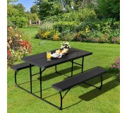 Set mobilier de gradina Costway OP70672BK (Black)