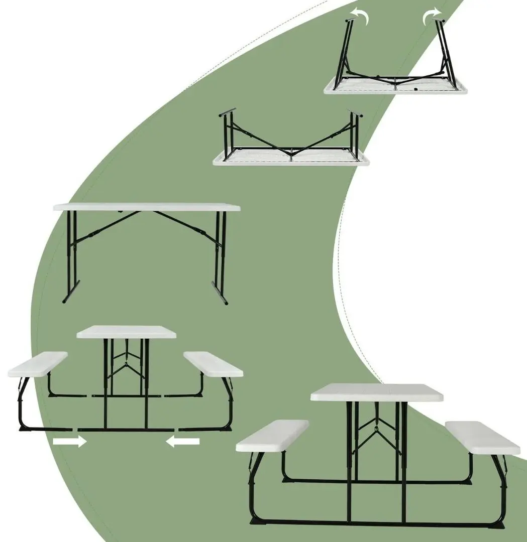 Комплект садовой мебели Costway OP70672WH (White)
