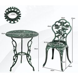 Set mobilier de gradina Costway OP70695GN (Green) Thumb
