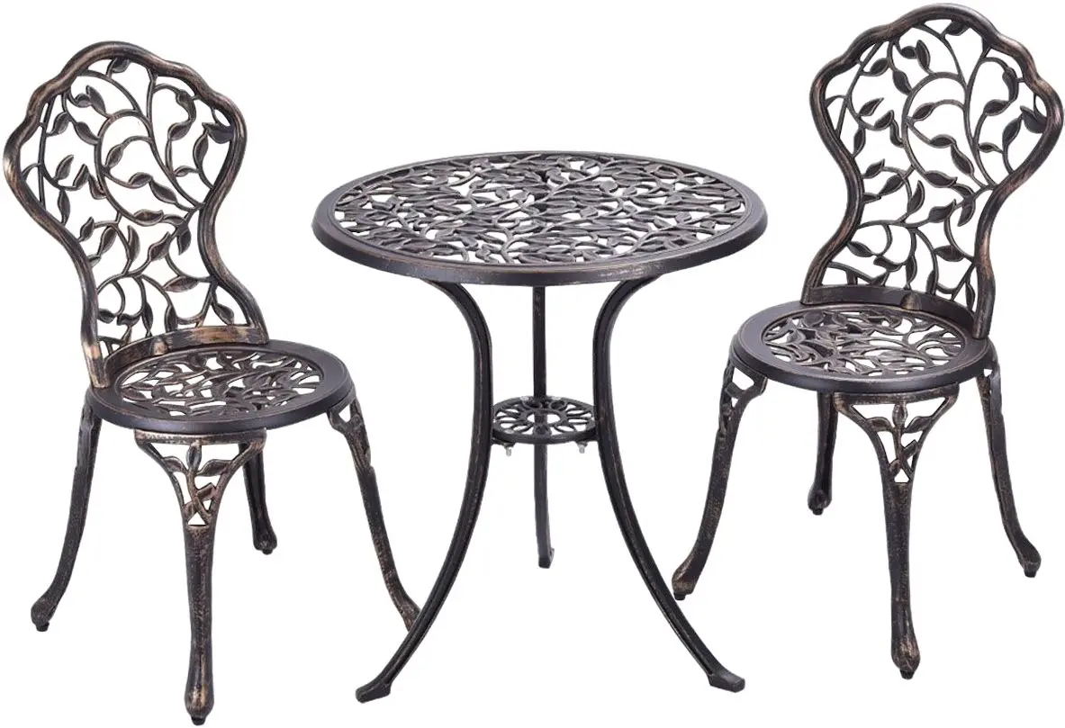 Комплект садовой мебели Costway OP70770 (Metallic Black)