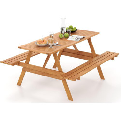 Set mobilier de gradina Costway OP71276 (Natural) Thumb