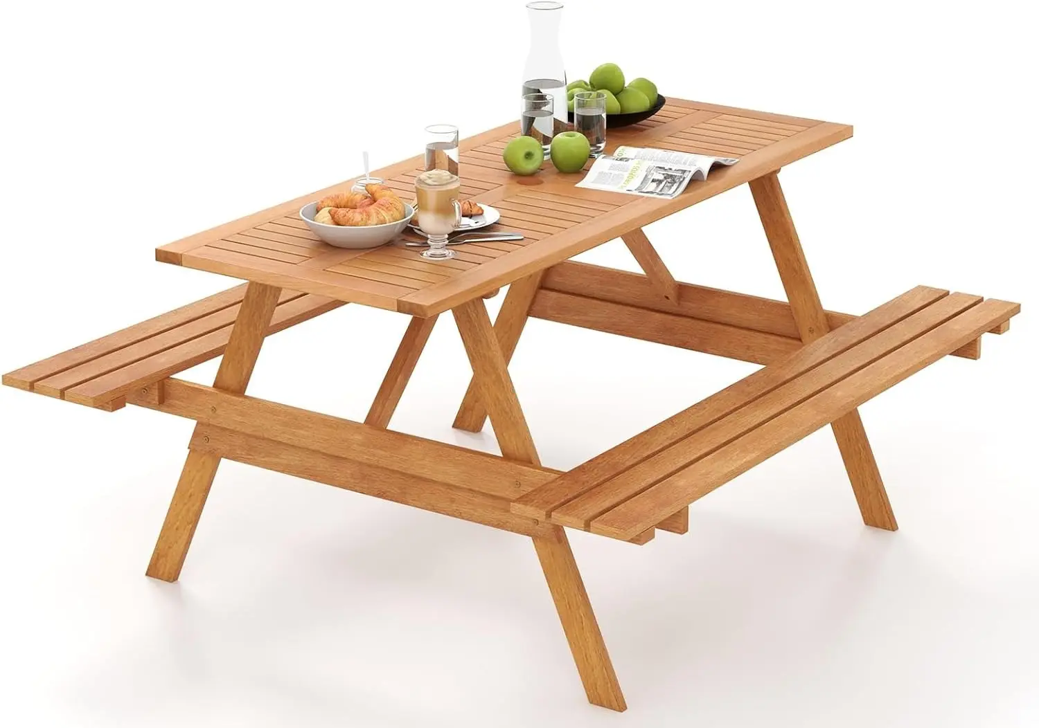 Set mobilier de gradina Costway OP71276 (Natural)
