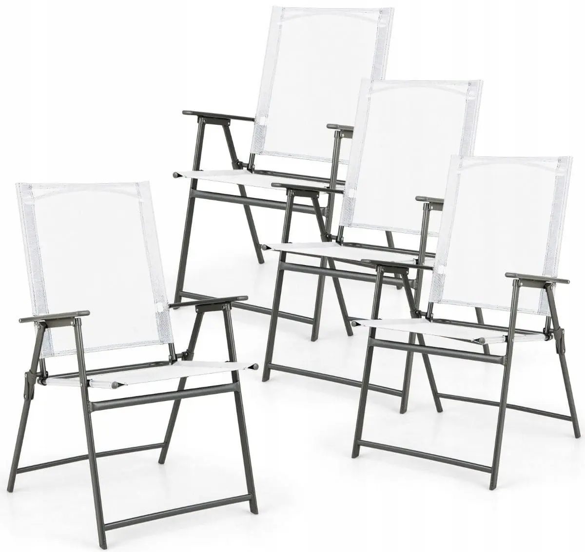 Set scaune Costway NP11024WH-4 (Grey)