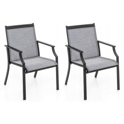 Комплект стульев Costway NP11360GR-2 (Grey) Thumb