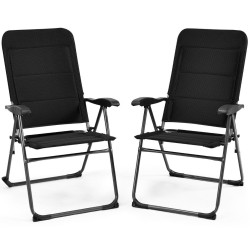 Комплект стульев Costway OP70271BK-2 (Black) Thumb