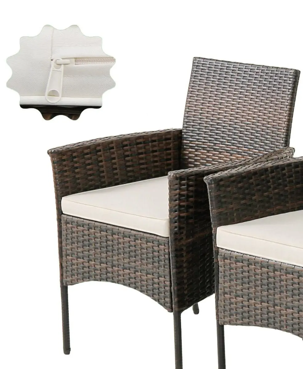 Набор садовых стульев Costway HW71251-4 (Brown)