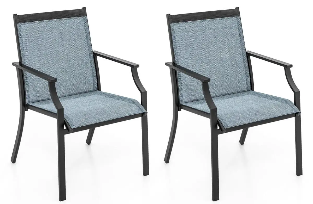 Набор садовых стульев Costway NP11360BL-2 (Blue)