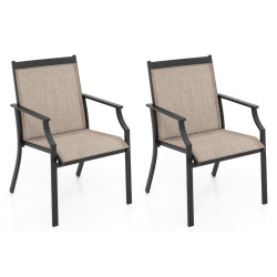 Набор садовых стульев Costway NP11360CF-2 (Beige) Thumb