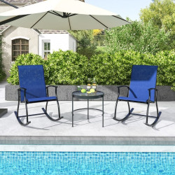 Набор садовых стульев Costway NP11398NY-2 (Blue)