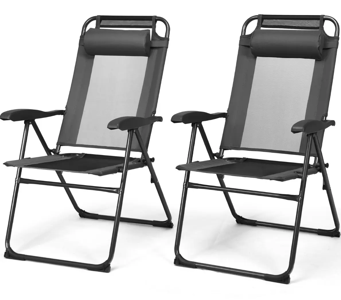 Набор садовых стульев Costway NP11454GR-2 (Grey)